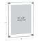 Azar Displays Floating Acrylic Wall Frame, Silver, Holds 22" x 28", Overall 26" x 32" 105530 - alternate 3